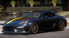 Porsche Cayman GT4 Black Edition für GTA 4