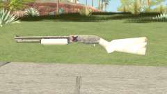 Pump Shotgun (White) pour GTA San Andreas