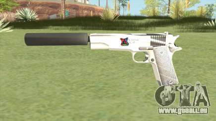 Silenced Pistol (White) pour GTA San Andreas