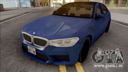 BMW M5 F90 2018 Blue pour GTA San Andreas