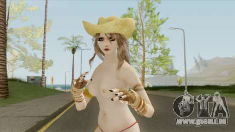 Gold Cowgirl Topless HD für GTA San Andreas