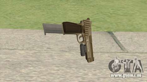 Pistol .50 GTA V (Army) Flashlight V2 pour GTA San Andreas