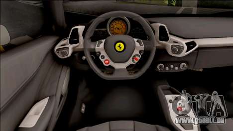Ferrari 458 Italia 2015 Police Car pour GTA San Andreas