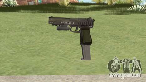 Pistol .50 GTA V (Green) Flashlight V2 für GTA San Andreas