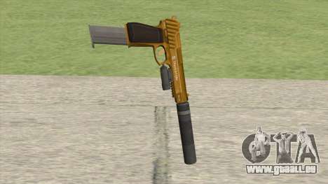 Pistol .50 GTA V (Gold) Full Attachments für GTA San Andreas