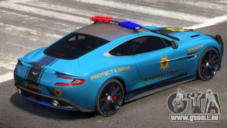 Aston Martin Vanquish Police V1.3 für GTA 4
