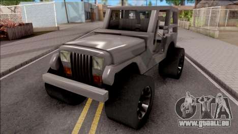 Jeep Wrangler 4x4 XL für GTA San Andreas