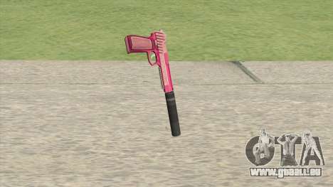 Pistol .50 GTA V (Pink) Suppressor V1 pour GTA San Andreas