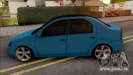 Dacia Logan Tuning Blue für GTA San Andreas