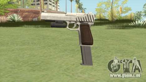 Pistol .50 GTA V (OG Silver) Flashlight V2 pour GTA San Andreas