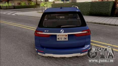 BMW X7 2020 Low Poly für GTA San Andreas