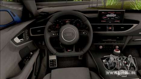 Audi RS7 Blue pour GTA San Andreas