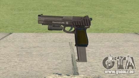 Pistol .50 GTA V (LSPD) Flashlight V2 für GTA San Andreas