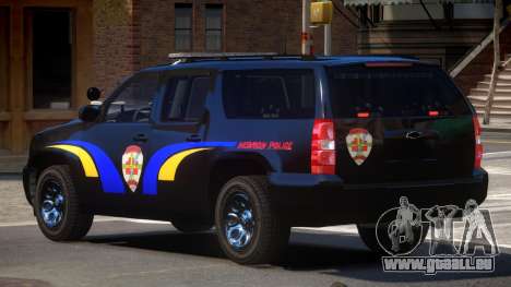 Chevrolet Suburban Police V1.1 für GTA 4