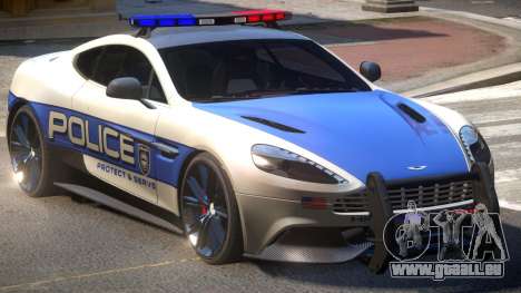 Aston Martin Vanquish Police V1.1 pour GTA 4