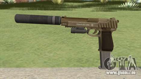Pistol .50 GTA V (Army) Full Attachments für GTA San Andreas