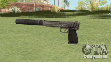 Pistol .50 GTA V (Platinum) Suppressor V1 für GTA San Andreas