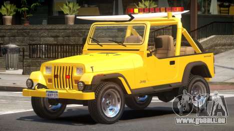 1988 Jeep Wrangler V1.0 pour GTA 4