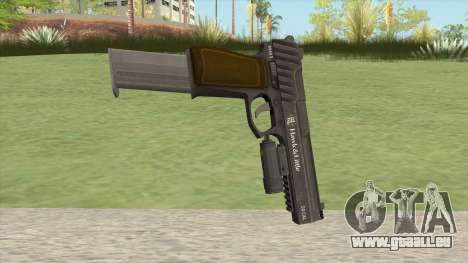 Pistol .50 GTA V (NG Black) Flashlight V2 für GTA San Andreas