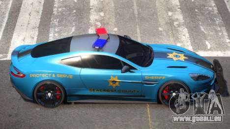 Aston Martin Vanquish Police V1.3 pour GTA 4