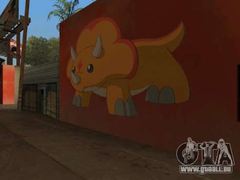 Dinosaur King Graffiti für GTA San Andreas