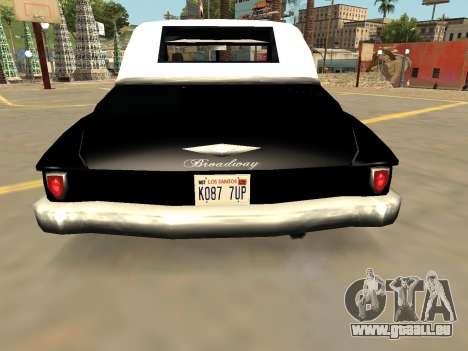 Albany Broadway Nettoyer avec des Badges & Extra pour GTA San Andreas
