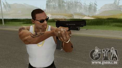 Pistol .50 GTA V (NG Black) Flashlight V2 pour GTA San Andreas