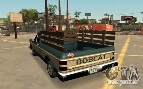 Insipide Bobcat avec les Badges & Extras pour GTA San Andreas