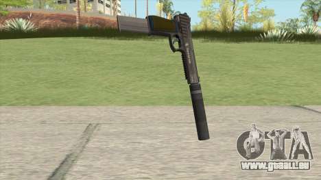 Pistol .50 GTA V (LSPD) Suppressor V2 für GTA San Andreas