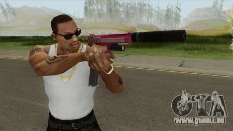 Pistol .50 GTA V (Pink) Full Attachments pour GTA San Andreas