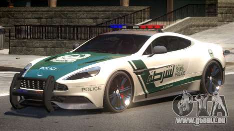 Aston Martin Vanquish Police V1.2 pour GTA 4