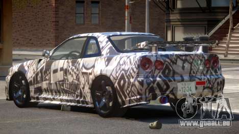 Nissan Skyline R34 V1.2 P1 pour GTA 4