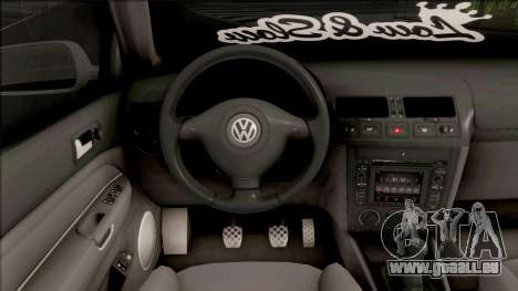 Volkswagen Golf 4 White pour GTA San Andreas