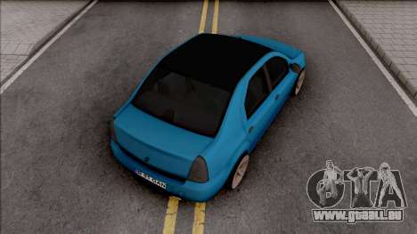 Dacia Logan Tuning Blue für GTA San Andreas