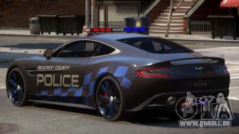 Aston Martin Vanquish Police V1.0 pour GTA 4