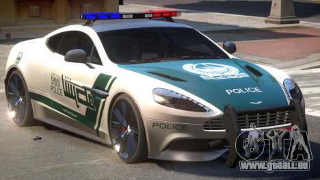 Aston Martin Vanquish Police V1.2 für GTA 4