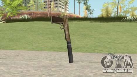 Pistol .50 GTA V (Army) Suppressor V1 pour GTA San Andreas