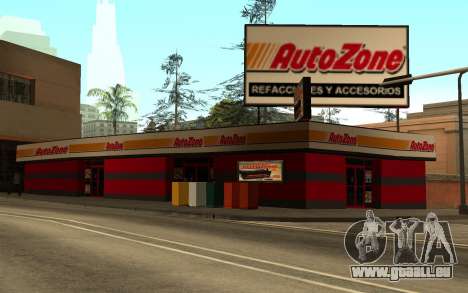 Mexicaine Magasin Autozone pour GTA San Andreas