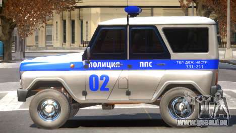 UAZ 315195 Police pour GTA 4