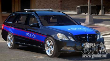 Mercedes E350 Police V1.0 für GTA 4