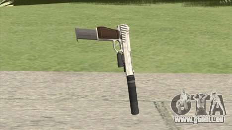 Pistol .50 GTA V (OG Silver) Full Attachments pour GTA San Andreas