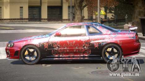 Nissan R34 GTR PJ4 pour GTA 4