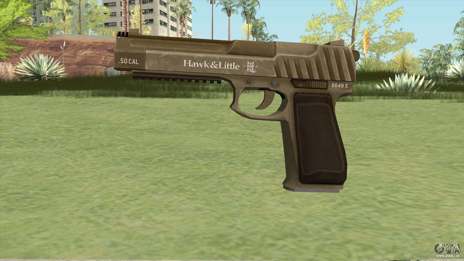 Pistol 50 GTA  V  Army Base V1 pour GTA  San Andreas