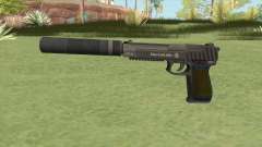 Pistol .50 GTA V (LSPD) Suppressor V1 für GTA San Andreas
