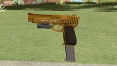 Pistol .50 GTA V (Gold) Flashlight V2 pour GTA San Andreas
