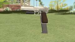 Pistol .50 GTA V (OG Silver) Flashlight V2 für GTA San Andreas