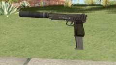 Pistol .50 GTA V (Green) Suppressor V2 für GTA San Andreas