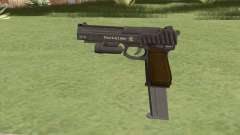 Pistol .50 GTA V (NG Black) Flashlight V2 für GTA San Andreas