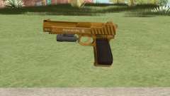 Pistol .50 GTA V (Gold) Flashlight V1 pour GTA San Andreas