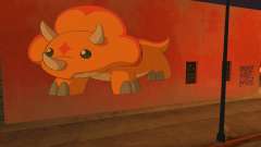 Dinosaur King Graffiti pour GTA San Andreas
